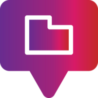 gradient style talk icon png