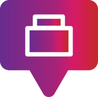 gradient style talk icon png