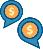 flat style money icon png