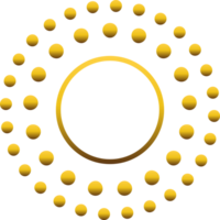 oro geométrico decoración png