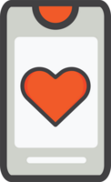 flat style smartphone icon png