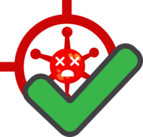 eben Stil Virus Symbol Konzept png