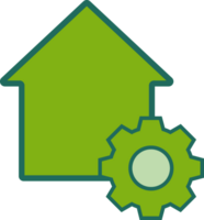 flat style home icon png