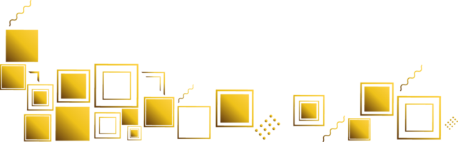 goud meetkundig decoratie png