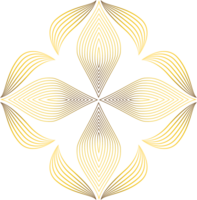 gouden bloemen ornament png