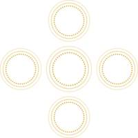 abstrakt Gold geometrisch Ornament png