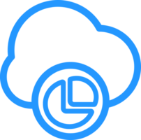 outline cloud data icon png