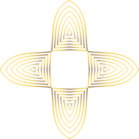 oro floreale decorazione png