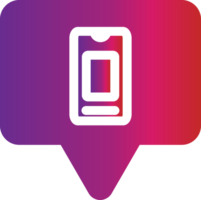 gradient style talk icon png