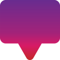 gradient style talk icon png