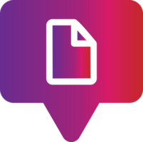 gradient style talk icon png