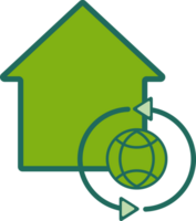 flat style home icon png