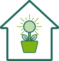 flat style home icon png