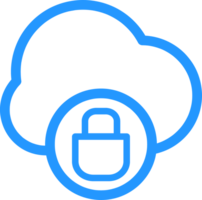 outline cloud data icon png