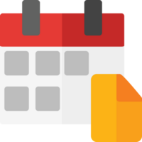 limpar \ limpo simples calendário ícone plano estilo Projeto png