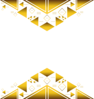 gold geometric decoration png