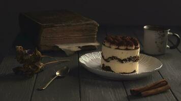 Appetizing Tiramisu dessert video