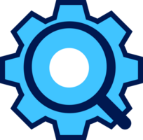 setting gear icon concept png