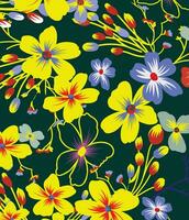 Floral pattern in vector