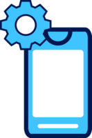 flat style smartphone icon png