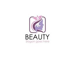 luxury woman hair salon gold gradient logo design vector