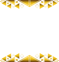 Gold geometrisch Dekoration png