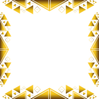 Gold geometrisch Dekoration png