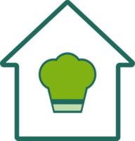 flat style home icon png