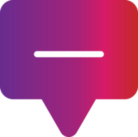 gradient style talk icon png