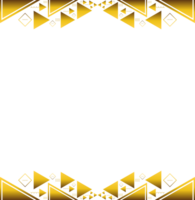 gold geometric decoration png