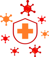 eben Stil Virus Symbol Konzept png