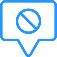 outline talk bubble icon png