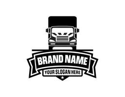 truck abstract vector logo template