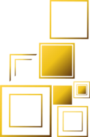 Gold geometrisch Dekoration png