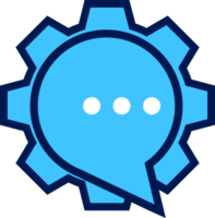setting gear icon concept png