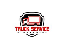 truck abstract vector logo template