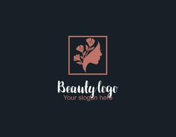 flower beauty logo design inspiration for salon spa skin care and product beauty vector