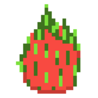 Dragão fruta pixel arte png