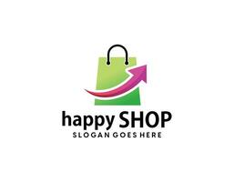 Bag Shop Logo Icon Design Vector