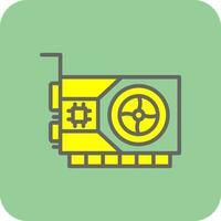 Graphic Card  Vector Icon Design