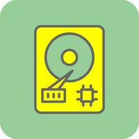 Hard Disk  Vector Icon Design