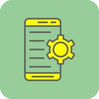 Mobile Setting  Vector Icon Design