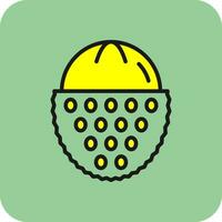 Lychee Vector Icon Design