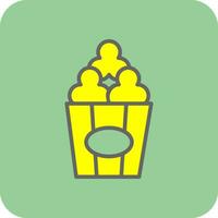 Popcorn  Vector Icon Design