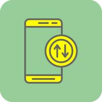 Mobile Data  Vector Icon Design