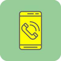 Mobile Call  Vector Icon Design