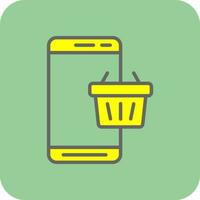 Online Shopping  Vector Icon Design