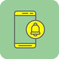 Mobile Alert  Vector Icon Design