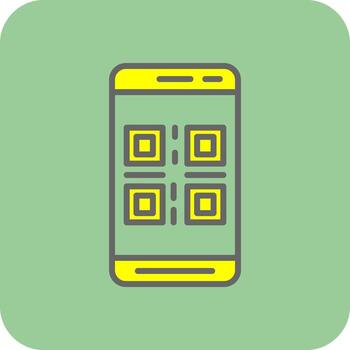 Qr Code  Vector Icon Design