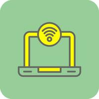 Wifi Signal  Vector Icon Design